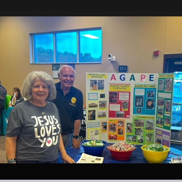 Mike and Janice Humble with Esther Humble at the Back to School Bash 2025.
